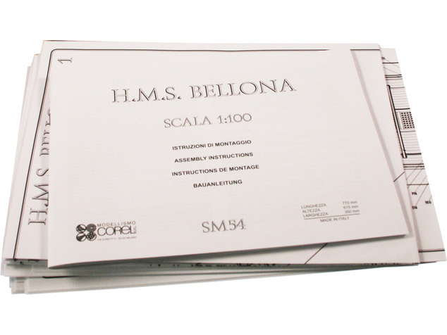 COREL HMS Bellona 1760 1:100 kit