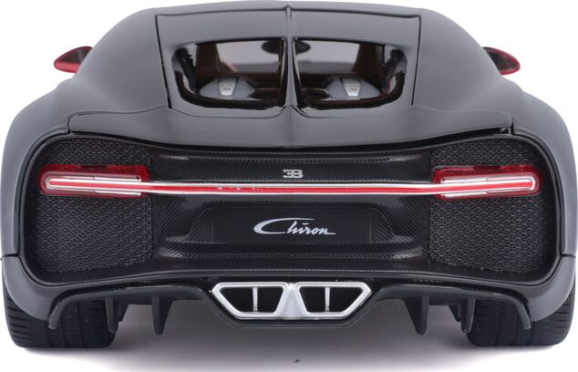 Bburago 1:18 Plus Bugatti Chiron black/red