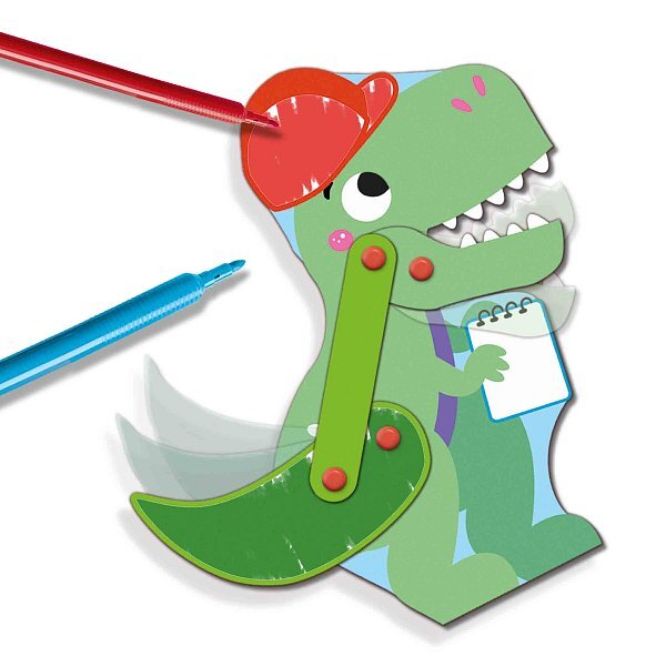 Detské tvorenie - dinosaury v pohybe