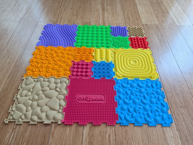 Ortopedici - tappetini sensoriali 15 pz