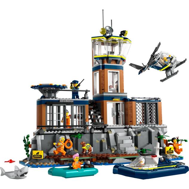 LEGO® City 60419 Poliția și închisoarea de pe insulă