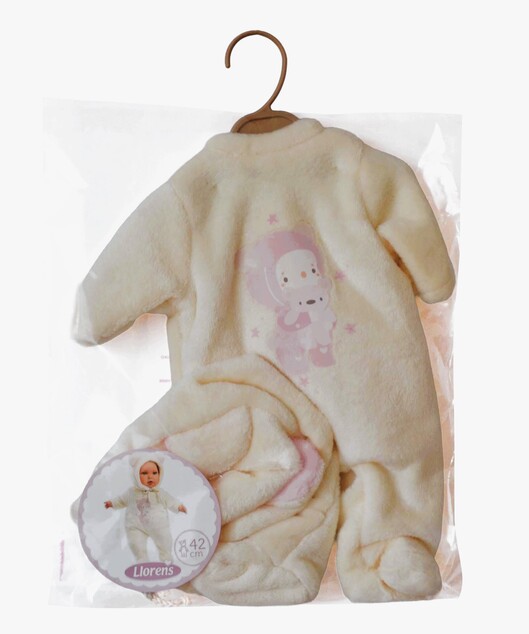 Llorens M14-208 oblečenie pre bábiku bábätko NEW BORN veľkosti 40-42 cm