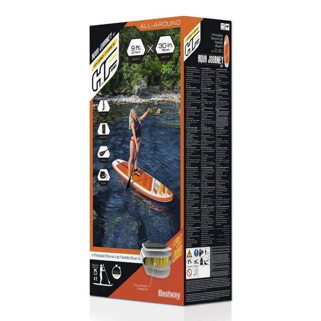 Bestway Paddleboard 65349 Hydro-Force 2.74m x 76cm x 12cm Aqua Journey Set
