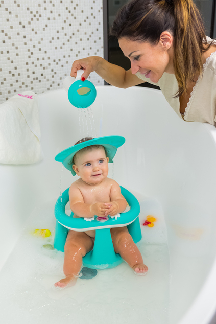 OK BABY Asiento de baño antideslizante Flipper Evolution con ventosas 6–15m Beige