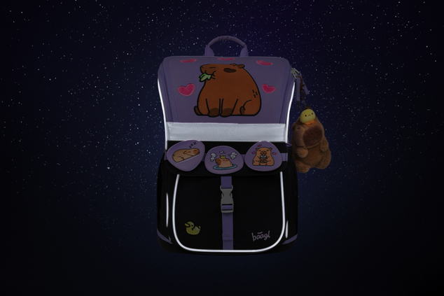 BAAGL Cartella Scolastica Zippy Capibara