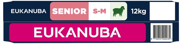 Krmivo EUKANUBA Senior Small and Medium rich in lamb 12 kg