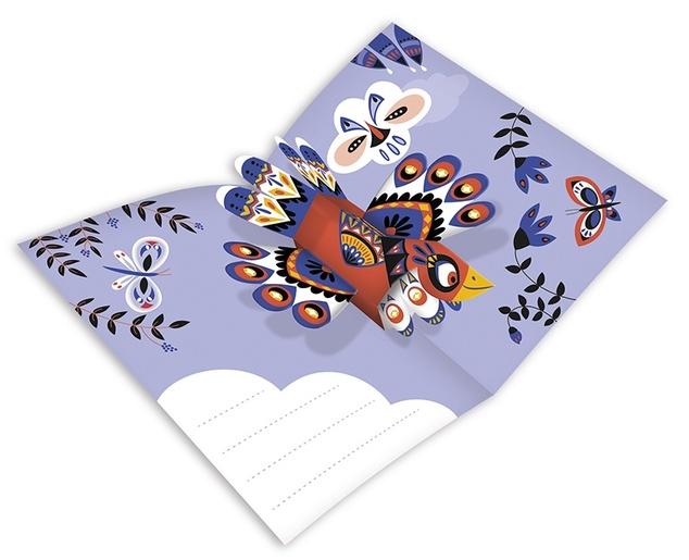 Janod Atelier Sada Mini Origami Pohľadnice so zvieratkami od 6 rokov