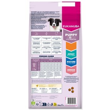 Krmivo EUKANUBA Puppy Medium rich in fresh chicken 15 kg
