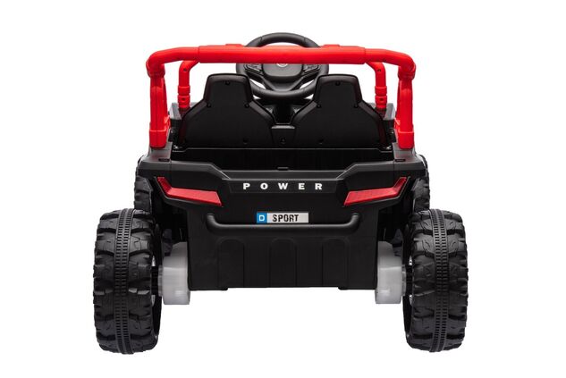 Elektrické autíčko UTV Small 12V, čierne, Pohon zadných kolies, 12V batéria