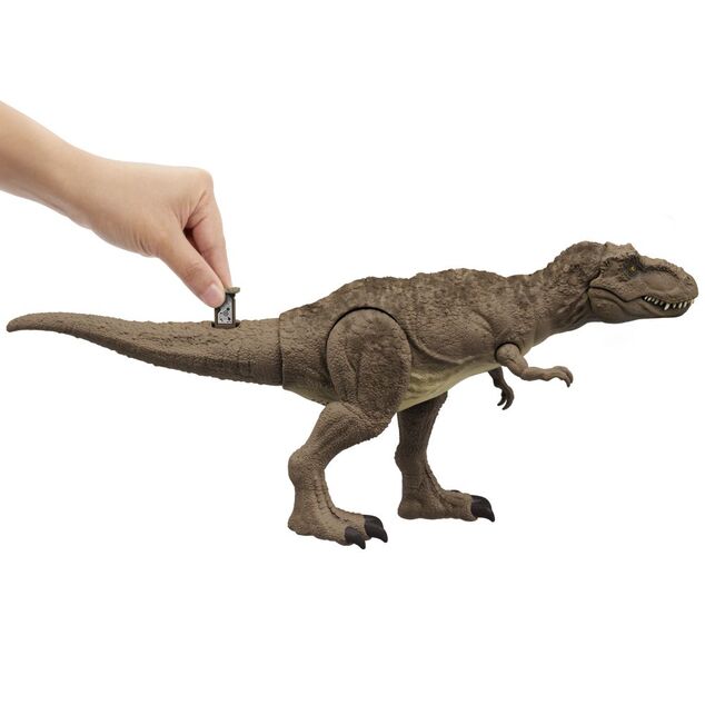 Mattel Jurassic World Zbesilý útok T-Rexa so zvukmi