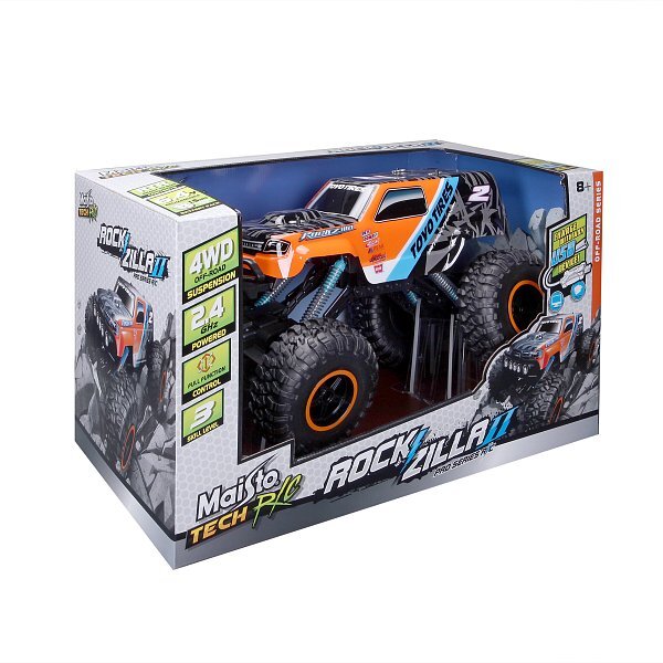 Maisto RC - Rockzilla II, oranžovo-čierna