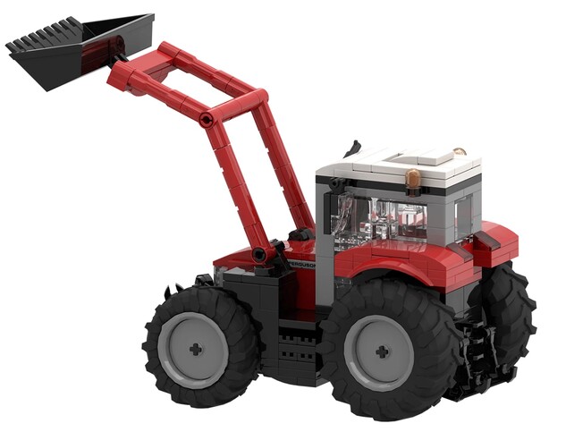 BRIXIES Plus 222.775 Massey Ferguson 5S – traktor s čelným nakladačom, 269 k