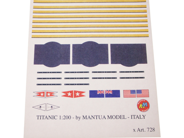 Mantua Model Titanic 1:200 sada č.4 kit