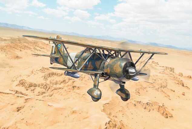 Model Kit letadlo 2842 - FIAT CR.42 Falco Assault/Night Fight (1:48)