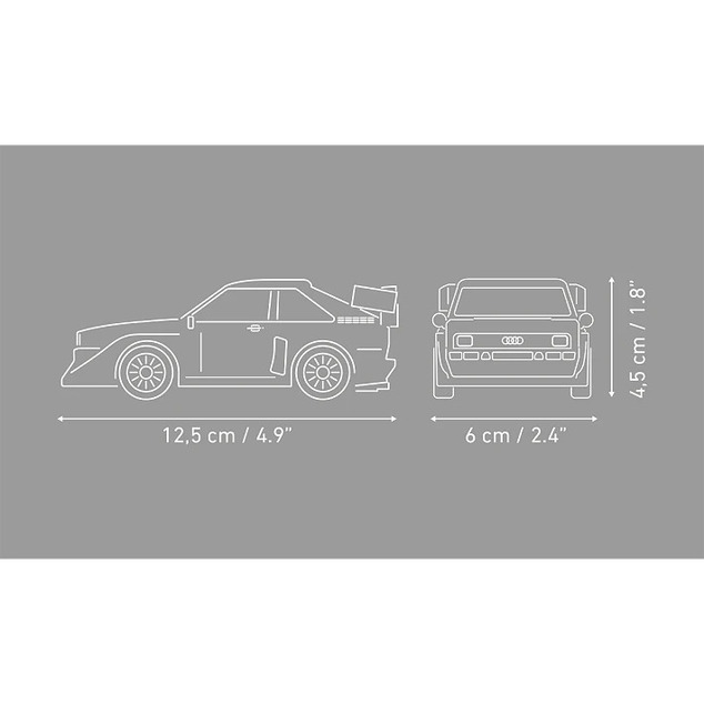 Cobi Audi Sport Quattro S1 E2 (1985), 1:35, 148 pzs