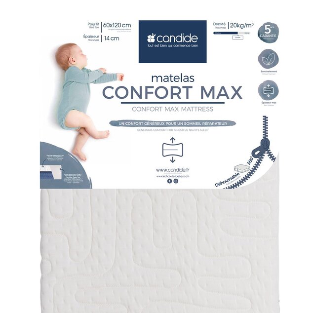 Materasso Comfort Max 60x120x14 cm