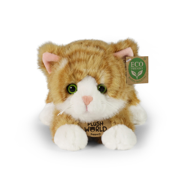 Gatto di peluche ruggine 22 cm ECO-FRIENDLY PLUSH WORLD
