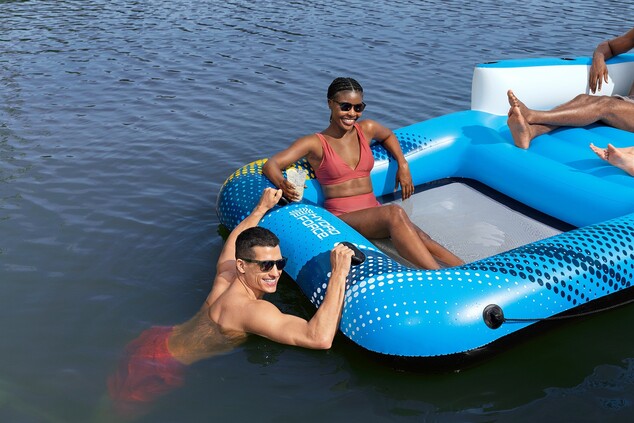 Bestway 43645 Île gonflable, Summer Oasis Island, 320 x 198 cm