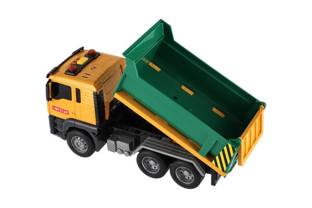Camion in plastica 25cm a frizione a batteria con luce e suono 31x19cm