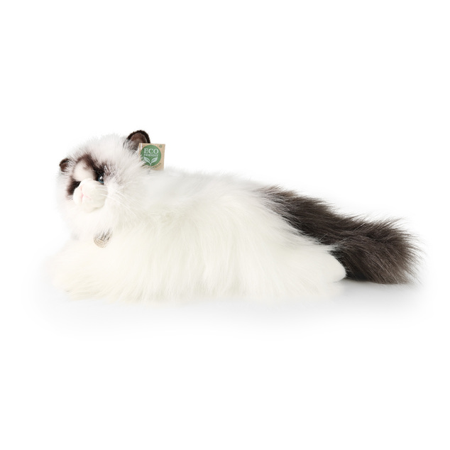 Plüschkatze Ragdoll liegend 35 cm ECO-FRIENDLY