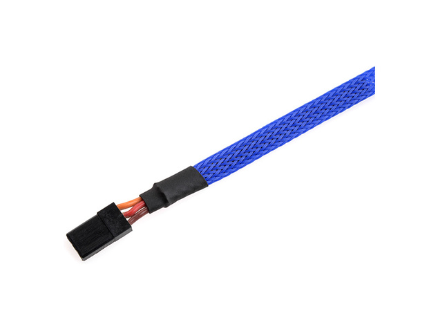 Ochranný káblový oplet 6mm modrý (1m)