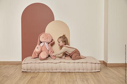 Kaloo Lapinoo Veľký Plyšový zajac s dlhými ušami terracotta 80 cm