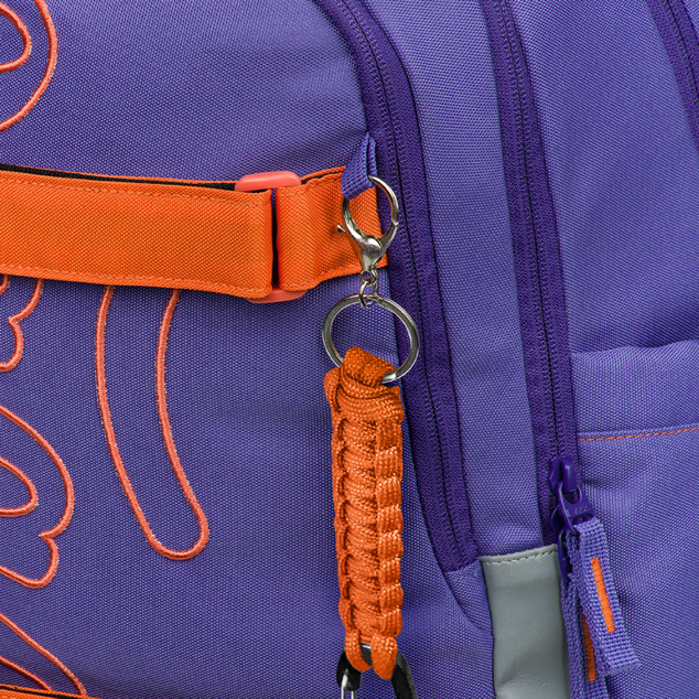 BAAGL Zaino scolastico Skate Max Orange GRS