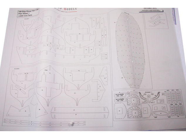 Vanguard Models HMS Flirt 1782 1:64 kit