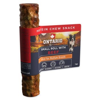 Ontario Protein rágó kis tekercs marhahússal 1db 12,7cm