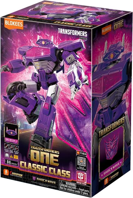 TRANSFORMERS BLOKEES Bausatz Classic Class 18 Shock Wave Movie 8