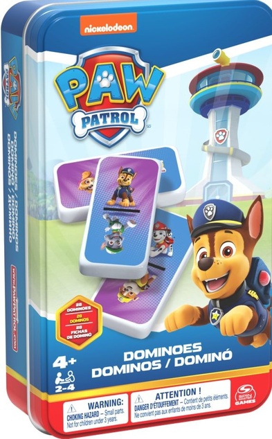Spin Master Paw patrol domino v plechovej kabičke