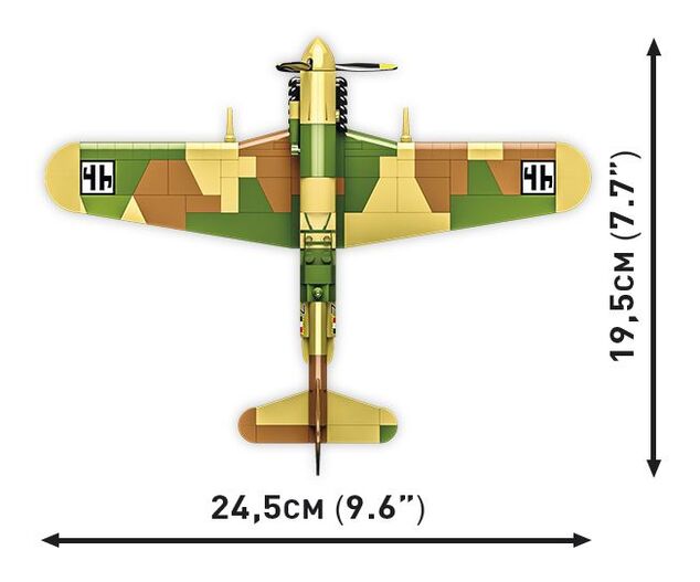 Cobi II WW Fiat G.55 Centauro, 1:48