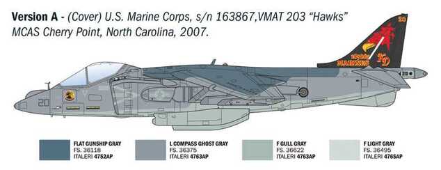 Model Kit letadlo 90193 - AV-8B Harrier II (1:72)