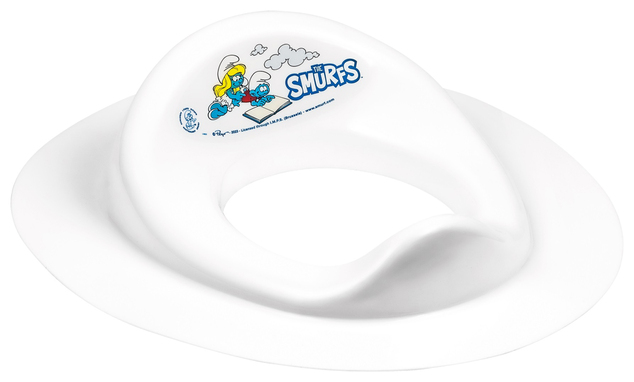 MALTEX Réducteur de WC Schtroumpfs - blanc