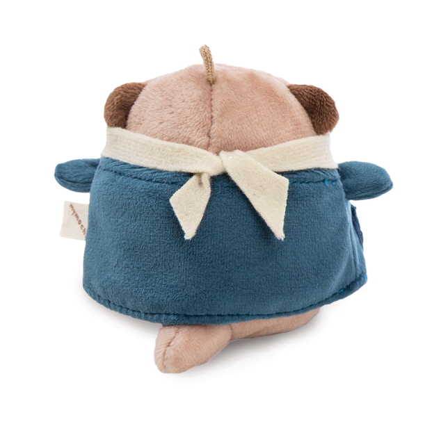 NICI peluche MyMochi Lontra Jiro 8 cm con sushi e costume da chef, confezione regalo