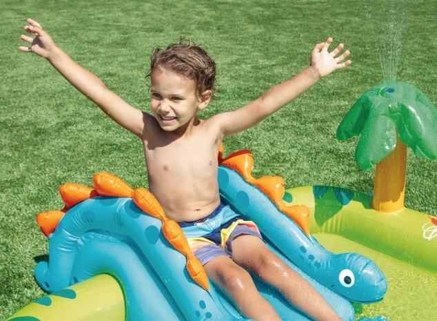 Intex 57166 Bazénové hracie centrum Dinosaurus 191x152x58 cm