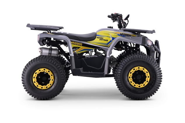 Benzínová štvorkolka pre deti Beneo Motors WARRIOR žltá - 125cm3