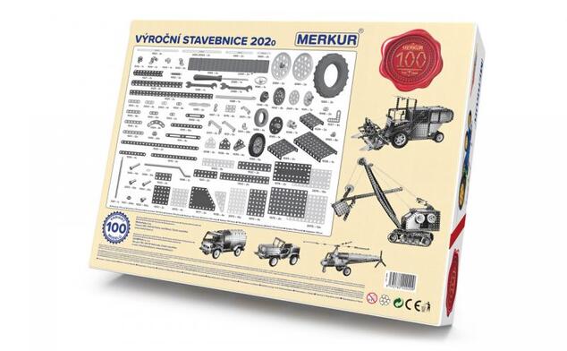 Merkur M2020 Výročná stavebnica, 753 dielov, 100 modelov
