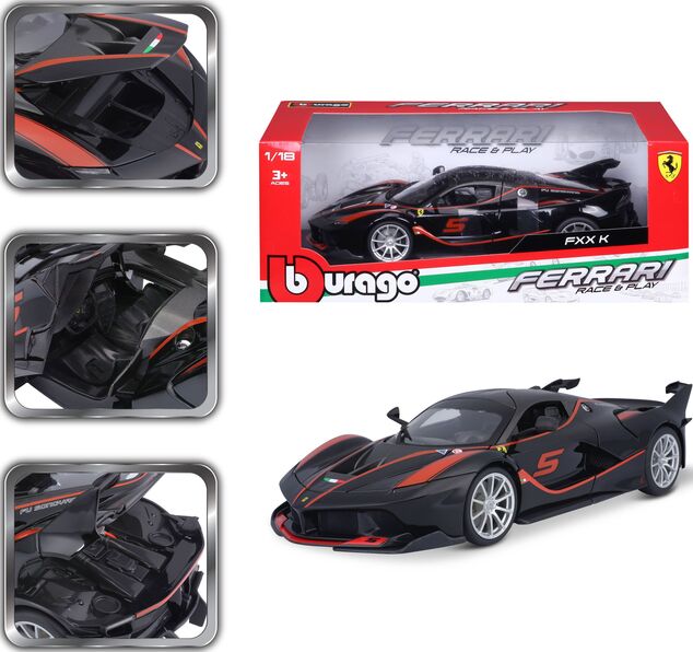 Bburago 1:18 Ferrari TOP FXX K Schwarz