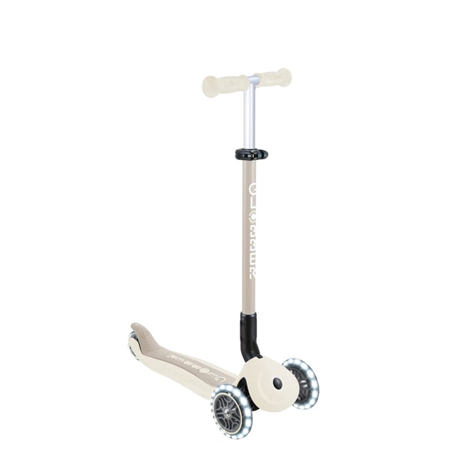 Globber Detská kolobežka Go up active lights ecologic Coconut