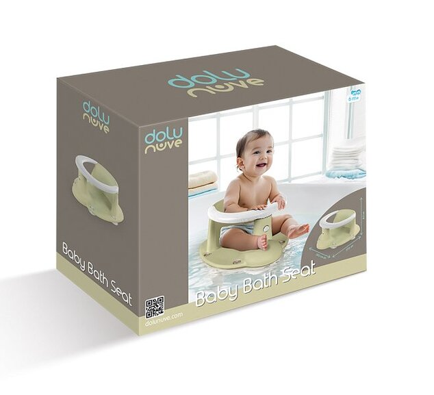 Dolu Sedile antiscivolo per bambini per vasca da bagno, verde chiaro