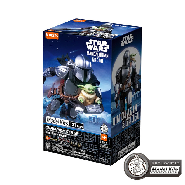 STAR WARS BLOKEES ensemble de construction MANDALORIAN CHAMPION CLASS 05 DIN DJARIN ET GROGU
