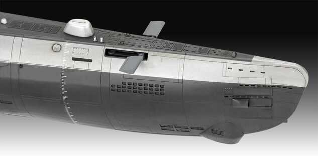 Plastikmodellbausatz U-Boot 05186 - 70 Jahre Bundeswehr: Wilhelm Bauer, Typ 206A, Klasse 2 (1:144