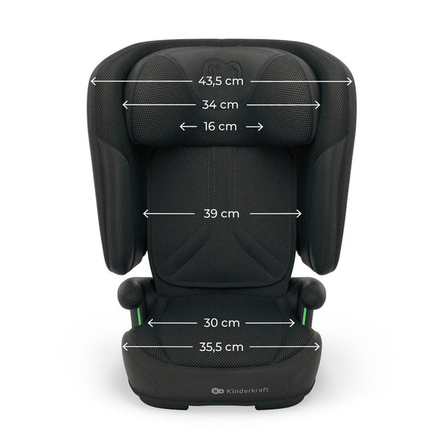KINDERKRAFT Autosedačka skladacia Unity 2 I-Size (100-150 cm) Black