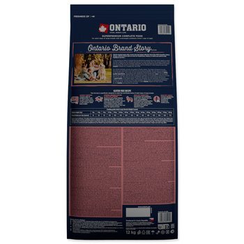 Krmivo Ontario Large Weight Control Turkey &amp; Brown Rice 12kg