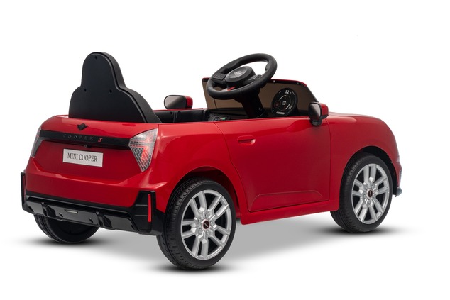 Elektrické autíčko BMW Mini Cooper 12V, červené, USB Vstup s Bluetooth pripojením na MP3 P