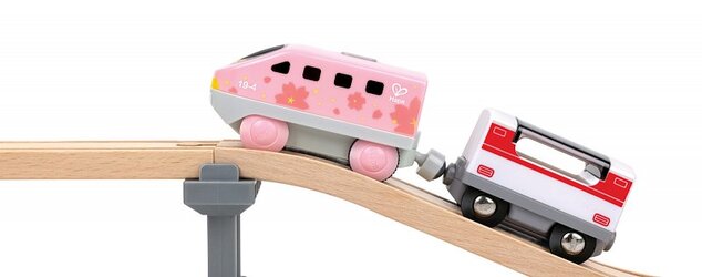 Hape Lokomotíva Intercity na batérie, ružová