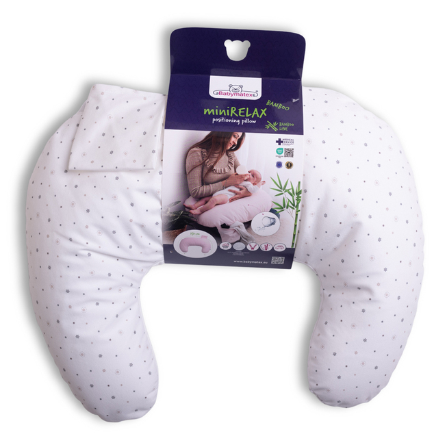 BABYMATEX Vankúš na dojčenie polohovací miniRelax Jersey 150cm Hviezdičky