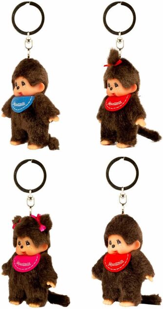 Monchhichi Mončiči portachiavi 10cm (4 tipi)