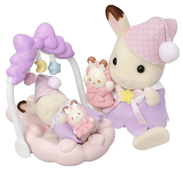 Sylvanian Families Chocolate zajačikovia spiaci súrodenci